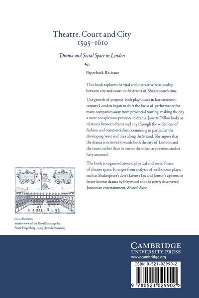 Produktbild: Theatre, Court and City, 1595 1610