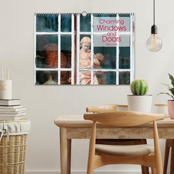 Produktbild: Charming Windows and Doors (Wall Calendar 2026 DIN A3 landscape), CALVENDO 12 Month Wall Calendar