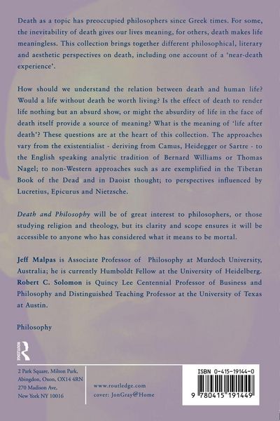Produktbild: Death and Philosophy