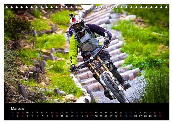 Produktbild: Mountainbike Freeride Momente (Wandkalender 2026 DIN A4 quer), CALVENDO Monatskalender