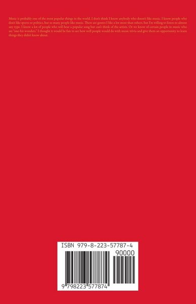 Produktbild: Music Trivia Book