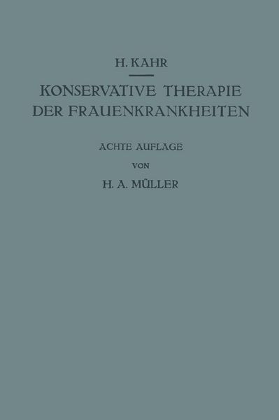 Produktbild: Konservative Therapie der Frauenkrankheiten