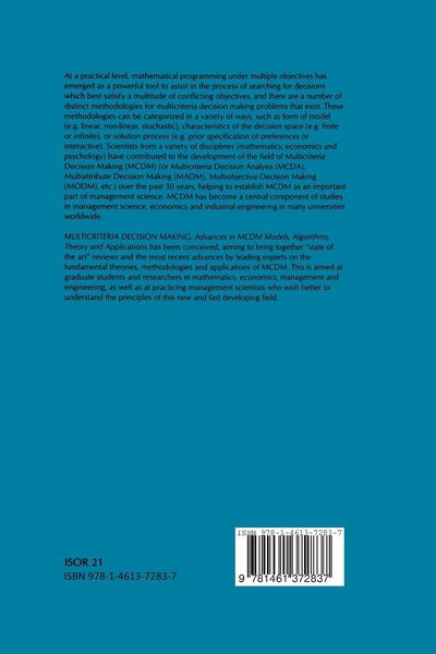 Produktbild: Multicriteria Decision Making