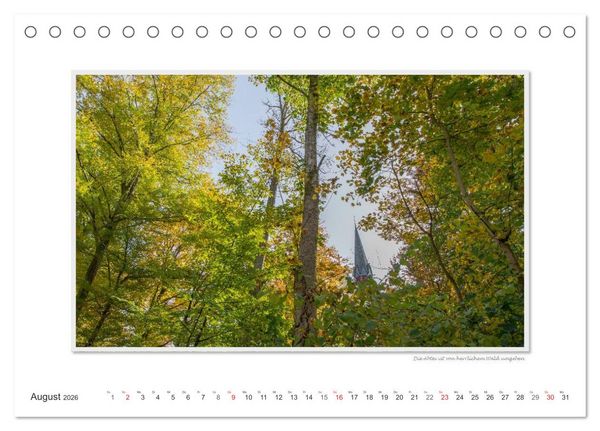 Produktbild: Emotionale Momente: Abtei Marienstatt im Westerwald (Tischkalender 2026 DIN A5 quer), CALVENDO Monatskalender