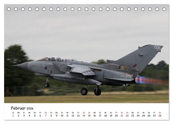 Produktbild: Milit&auml;rjets Panavia Tornado (Tischkalender 2026 DIN A5 quer), CALVENDO Monatskalender
