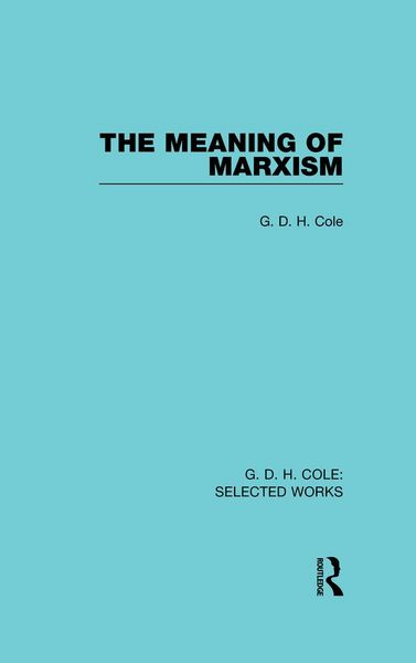 Produktbild: The Meaning of Marxism