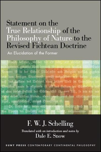 Produktbild: Statement on the True Relationship of the Philosophy of Nature to the Revised Fichtean Doctrine