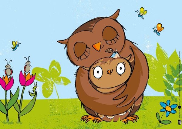 Produktbild: Die Eule mit der Beule. Kamishibai Bildkartenset