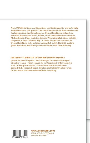 Produktbild: Deutschland &ndash; Image und Imagin&auml;res