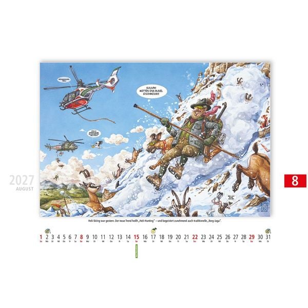 Produktbild: DJZ Edition: Haralds Klavinius Jagdkalender 2027