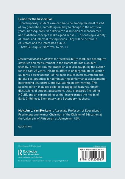 Produktbild: Measurement and Statistics for Teachers