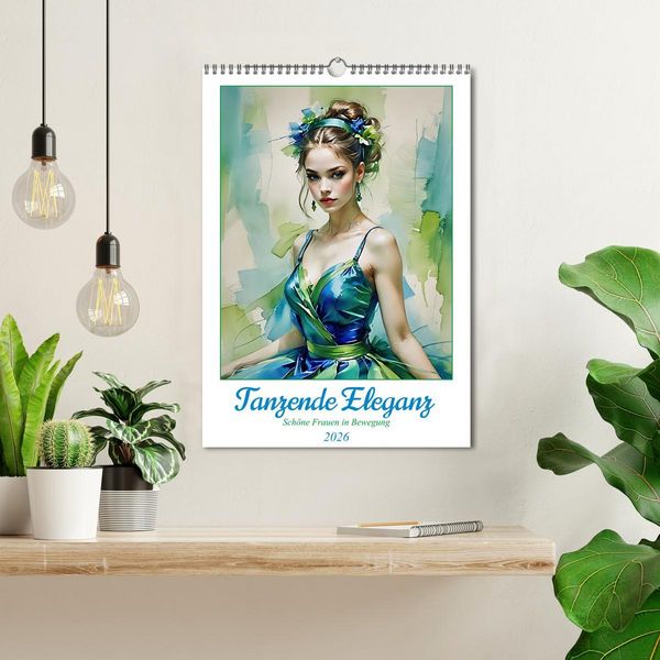 Produktbild: Tanzende Eleganz (Wandkalender 2026 DIN A3 hoch), CALVENDO Monatskalender