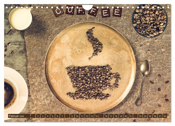 Produktbild: Auf einen Kaffee? (Wandkalender 2026 DIN A4 quer), CALVENDO Monatskalender