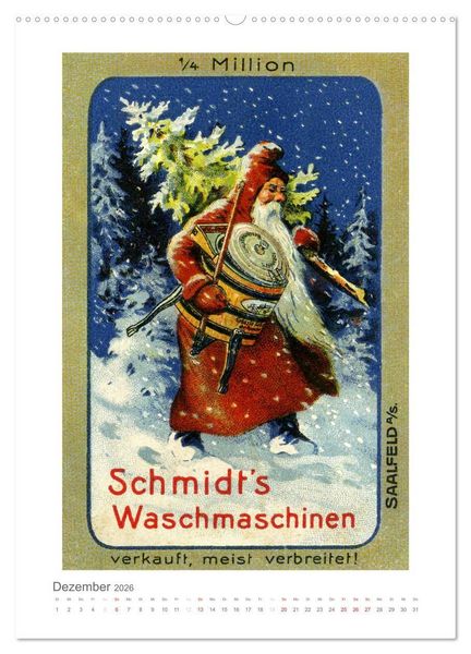 Produktbild: Werbemarken des fr&uuml;hen 20. Jahrhunderts (hochwertiger Premium Wandkalender 2026 DIN A2 hoch), Kunstdruck in Hochglanz