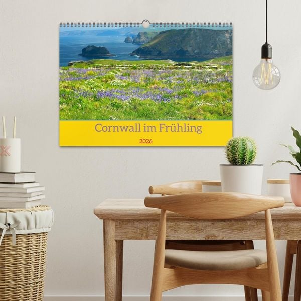 Produktbild: Cornwall im Fr&uuml;hling (Wandkalender 2026 DIN A3 quer), CALVENDO Monatskalender
