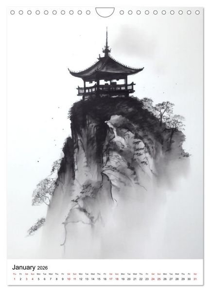 Produktbild: Zen Serenity (Wall Calendar 2026 DIN A4 portrait), CALVENDO 12 Month Wall Calendar
