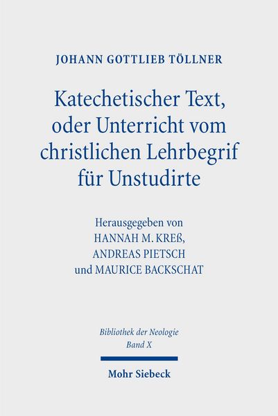 Produktbild: Katechetischer Text, oder Unterricht vom christlichen Lehrbegrif f&uuml;r Unstudirte