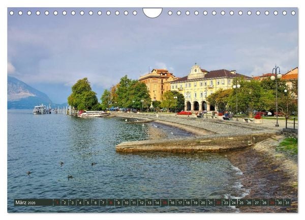Produktbild: Lago Maggiore - Bezaubernde Orte am Westufer (Wandkalender 2026 DIN A4 quer), CALVENDO Monatskalender