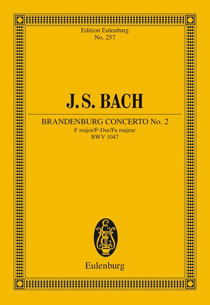 Produktbild: Brandenburg Concerto No. 2 F major