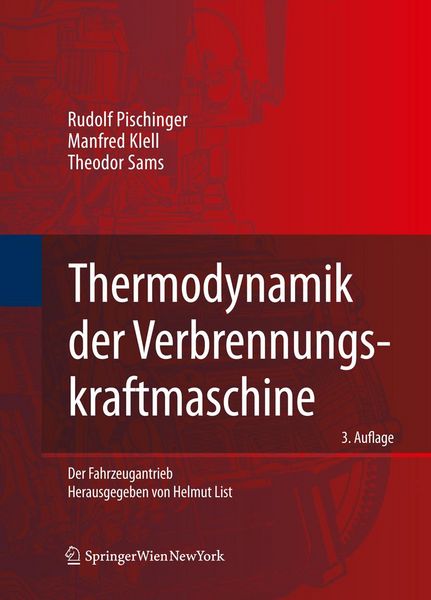 Produktbild: Thermodynamik der Verbrennungskraftmaschine