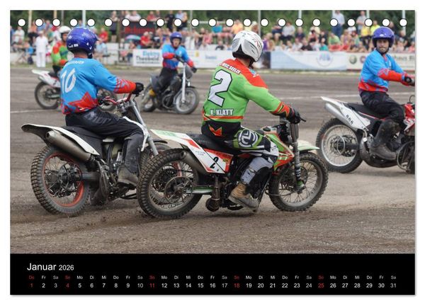 Produktbild: Motorsport: Motoball (Tischkalender 2026 DIN A5 quer), CALVENDO Monatskalender