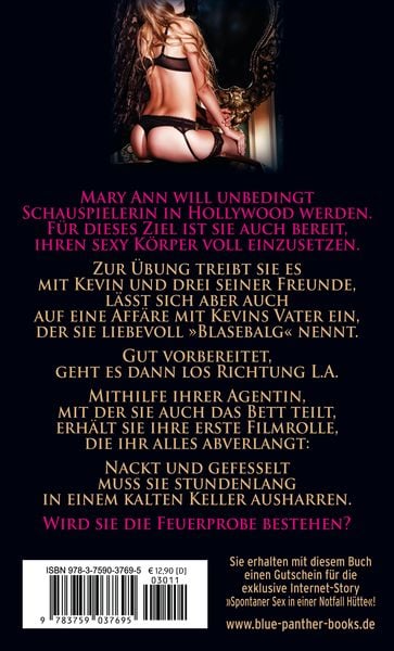Produktbild: Die sexhungrige Nymphomanin - f&uuml;r eine Filmrolle macht sie alles | Erotischer Roman