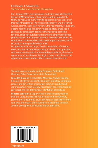 Produktbild: The Euro, Inflation and Consumers' Perceptions