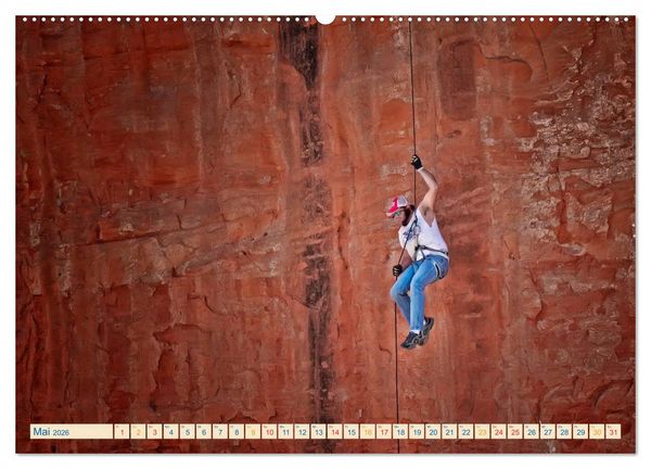 Produktbild: Bergsteigen und Klettern (hochwertiger Premium Wandkalender 2026 DIN A2 quer), Kunstdruck in Hochglanz