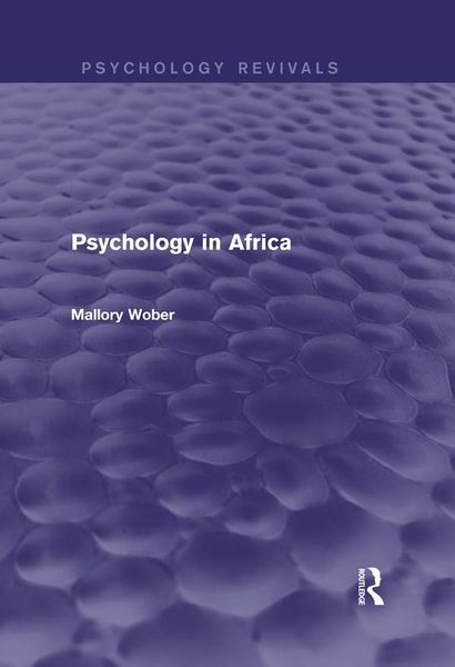 Produktbild: Psychology in Africa (Psychology Revivals)