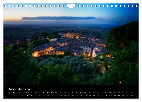 Produktbild: Magical Tuscany and Liguria (Wall Calendar 2026 DIN A4 landscape), CALVENDO 12 Month Wall Calendar