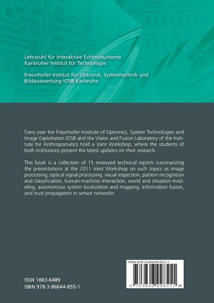 Produktbild: Proceedings of the 2011 Joint Workshop of Fraunhofer IOSB and Institute for Anthropomatics, Vision and Fusion Laboratory
