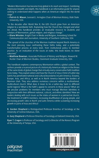 Produktbild: The Palgrave Handbook of Global Mormonism