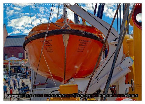 Produktbild: Feuerschiff Elbe 1 - In der Hansestadt Wismar (Wandkalender 2026 DIN A2 quer), CALVENDO Monatskalender