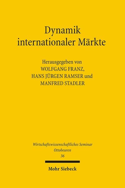 Produktbild: Dynamik internationaler M&auml;rkte