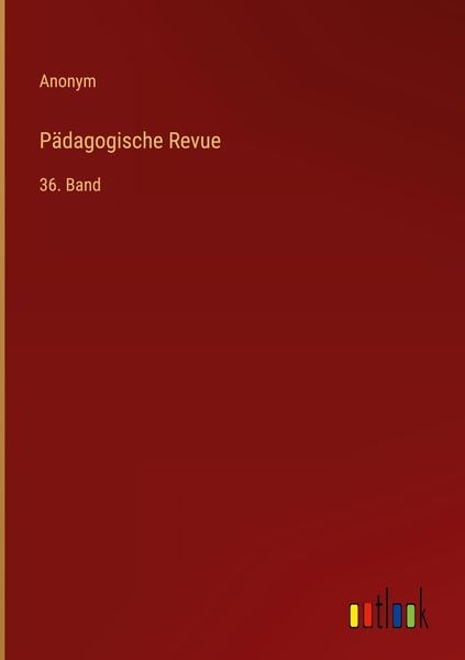 Produktbild: P&auml;dagogische Revue