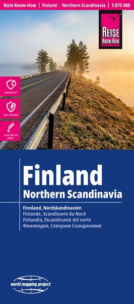 Produktbild: Reise Know-How Landkarte Finnland und Nordskandinavien / Finland and Northern Scandinavia (1:875.000)