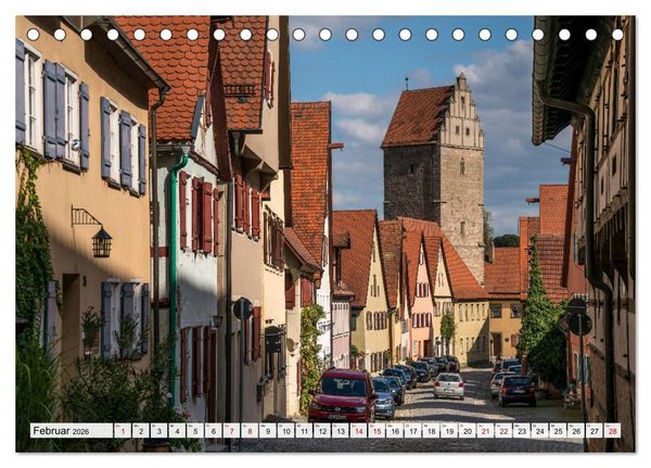 Produktbild: Deutschlands sch&ouml;nste Altst&auml;dte (Tischkalender 2026 DIN A5 quer), CALVENDO Monatskalender