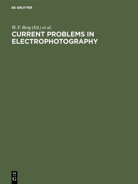 Produktbild: Current problems in electrophotography