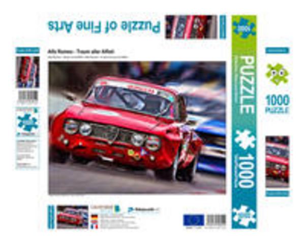 CALVENDO Puzzle Alfa Romeo - Traum aller Alfisti 1000 Teile Puzzle quer | 1000 Teile Lege-Größe 64 × 48 cm Foto-Puzzle für glückliche Stunden
