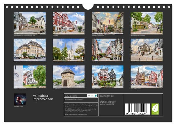 Produktbild: Montabaur Impressionen (Wandkalender 2026 DIN A4 quer), CALVENDO Monatskalender