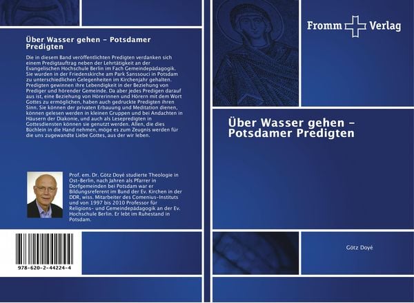 Über Wasser gehen - Potsdamer Predigten, Taschenbuch von Götz Doyé, Fromm Verlag, 9786202442244
