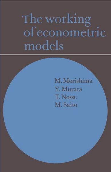 Produktbild: The Working of Econometric Models
