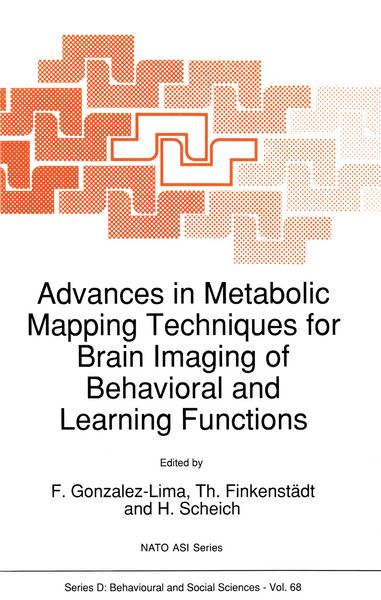 Produktbild: Advances in Metabolic Mapping Techniques for Brain Imaging of Behavioral and Learning Functions