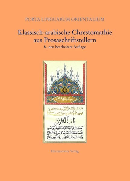 Produktbild: Klassisch-arabische Chrestomathie aus Prosaschriftstellern