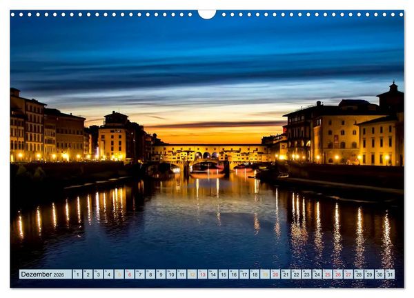 Produktbild: Florenz - Sch&ouml;nheit in der Toskana (Wandkalender 2026 DIN A3 quer), CALVENDO Monatskalender