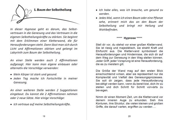 Produktbild: Hypnosetexte zum Vorlesen und selber Zusammenstellen 8