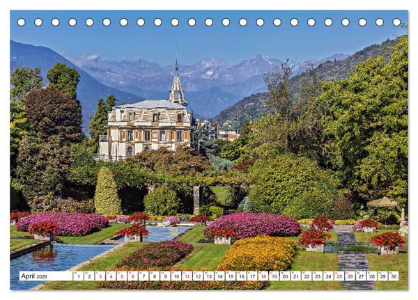Produktbild: Piemont - Norditaliens stille Sch&ouml;nheit (Tischkalender 2026 DIN A5 quer), CALVENDO Monatskalender