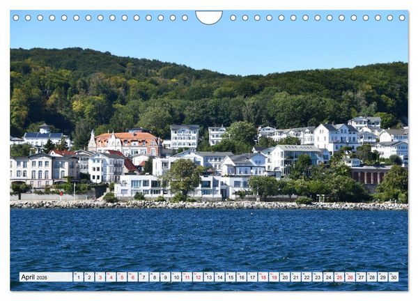 Produktbild: Sassnitz mit der Kreidek&uuml;ste (Wandkalender 2026 DIN A4 quer), CALVENDO Monatskalender