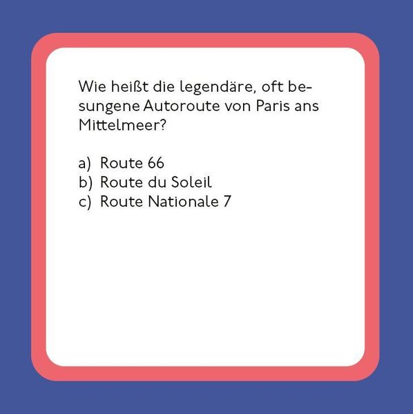 Produktbild: Das Frankreich-Quiz