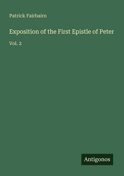 Produktbild: Exposition of the First Epistle of Peter